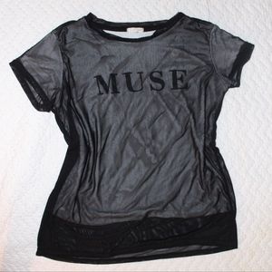 "Muse" mesh band t